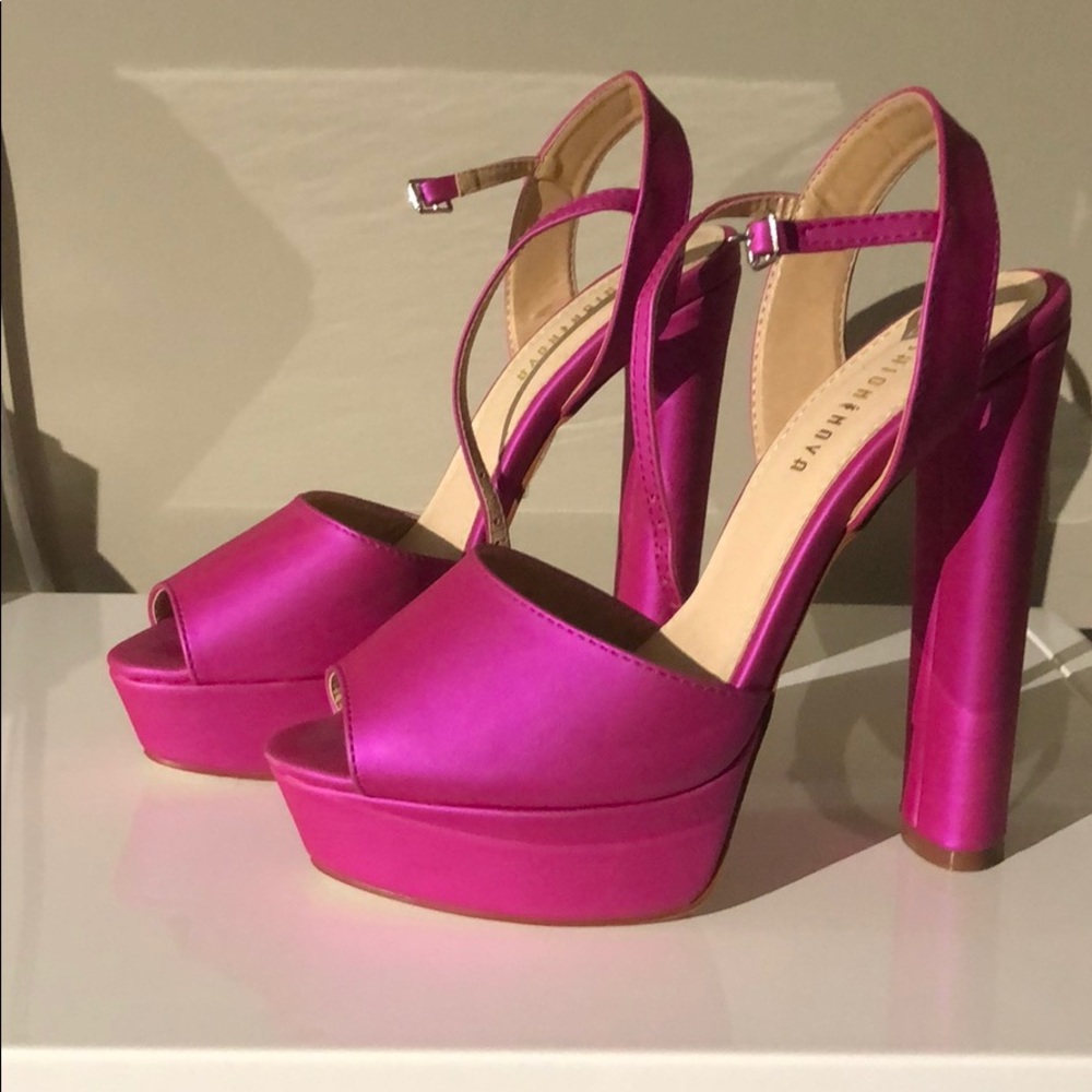 Pink heels